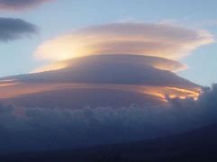 Image result for Lenticular Clouds Over Hawaii