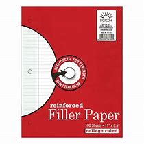 Image result for Norcom Filler Paper College Ruled