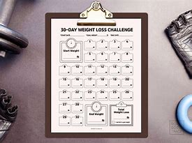 Image result for 30-Day Weight Loss Chart