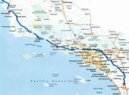 Image result for West Coast CA Map