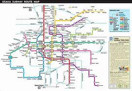 Image result for Osaka Subway Line Map