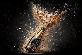 Image result for Black Champagne Bottle Template