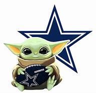 Image result for Baby Yoda and Groot Dallas Cowboys