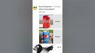 Image result for Pepsi vs Coke Poll