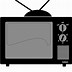 Image result for TV Clip Art Black and White