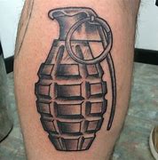 Image result for Grenade Tattoo Designs