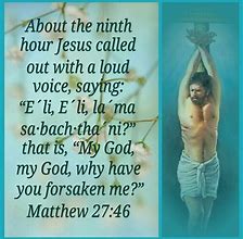 Image result for Matthew 27:46