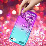 Image result for Gold Glitter Liquid iPod Touch 5th Generation Case