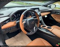 Image result for Cognac Leather Toyota Avalon