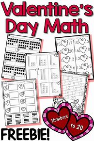 Image result for Free Valentine's Day Math Worksheet