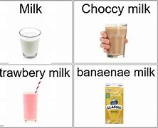 Image result for What Type of Milk Meme