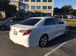 Image result for Toyota Camry Le White Lowered