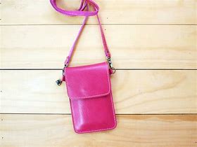 Image result for Leather Hot Pink iPhone Case