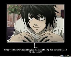 Image result for Funny Anime Faces Death Note