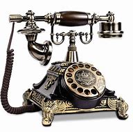Image result for Old Skool Phone with Cord