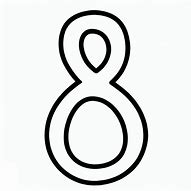 Image result for Colorea Numero 8