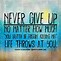 Image result for Please Don't Give Up On Me
