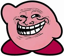 Image result for Kirby Troll Face