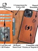 Image result for iPhone 13 Mini Purple Leather Wallet