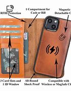 Image result for iPhone 13 Mini Magnetic Wallet