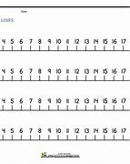 Image result for Math Number Line Printable
