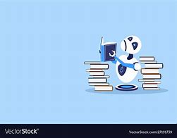 Image result for Cute Robot Reading Text