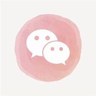 Image result for Light-Pink We Chat Icon