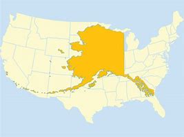 Image result for Alaska Map Over Continental Us