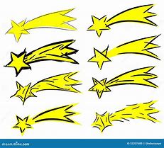 Image result for Yellow Shooting Star Clip Art