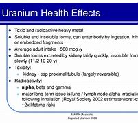 Image result for Depleted Uranium Effects