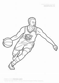 Image result for Stephen Curry Coloring Pages