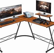 Image result for Dual Monitor Desk for Small Spaces