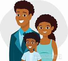 Image result for African American Family Clip Art