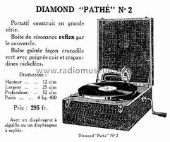 Image result for Pathe Diamond Phonograph