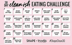 Image result for Clean Eating Challenge 30-Day Rules
