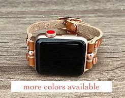 Image result for rose gold apples watches bands leather