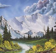 Image result for Best Bob Ross Winter Painting