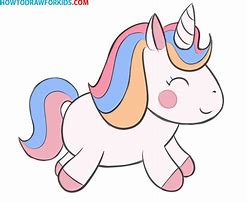 Image result for Draw Cartoon Unicorn