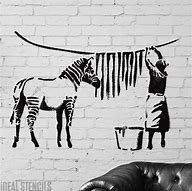 Image result for Banksy Graffiti Stencils