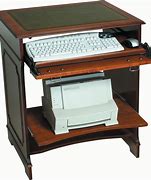 Image result for Small Computer Stand for Under Cabinets