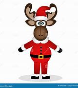 Image result for Christmas Elk Cartoon