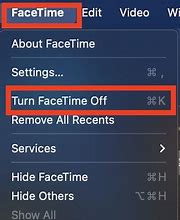 Image result for How do you turn off FaceTime on a Mac?