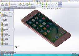 Image result for SolidWorks Drawing of a iPhone 7 Plus