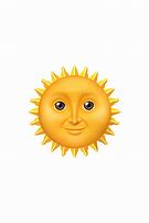 Image result for Sun Emoji iPhone