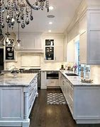 Image result for White Cabinets with Concrete Countertops