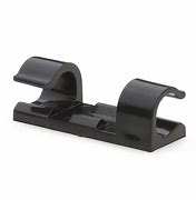 Image result for Black Lat Double Cable Clips