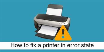 Image result for Printer in Error State Fix