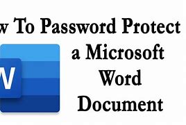 Image result for How to Lock a Word Document