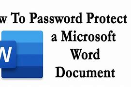 Image result for Password Lock On Word