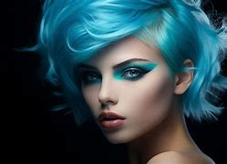 Image result for Cyan Hair